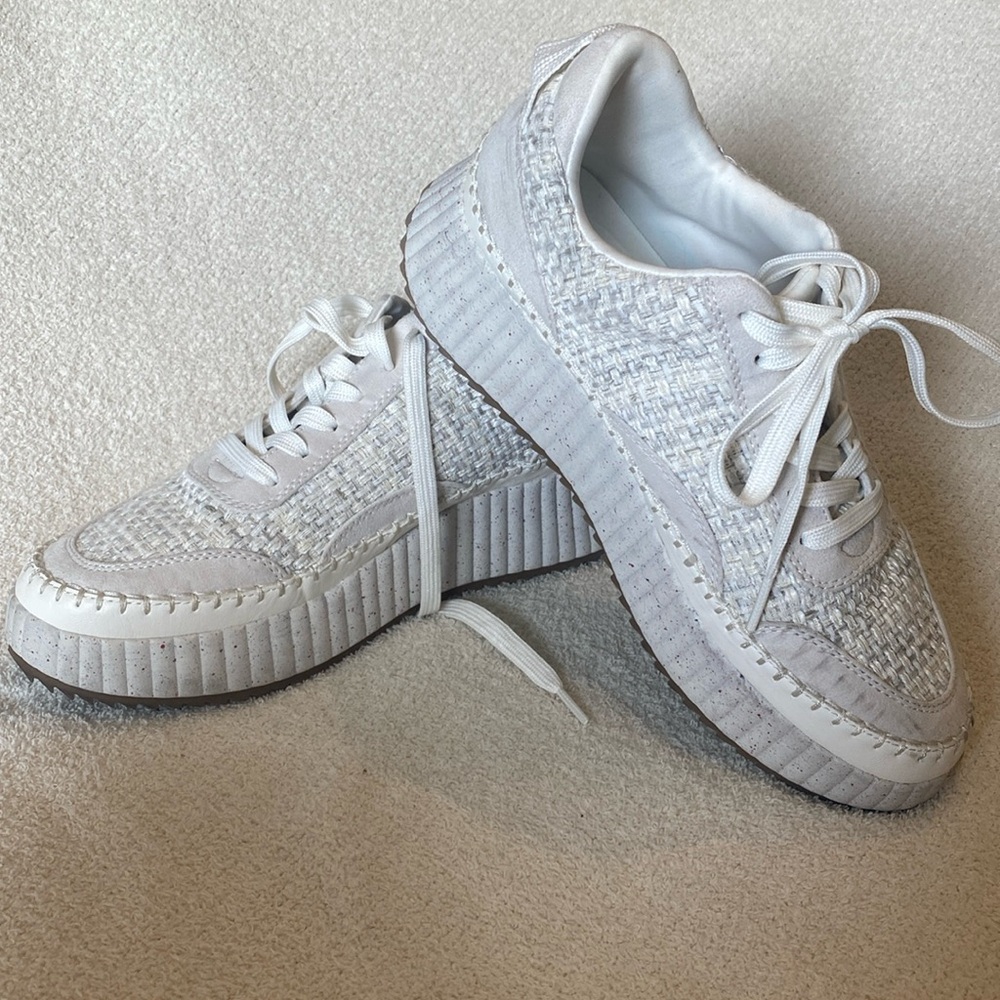 White Chunky Sneakers- Worn ONCE